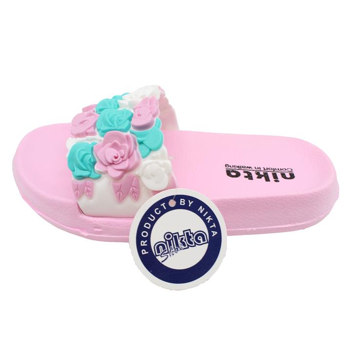 دمپایی دخترانه نیکتا مدل K1 497 رنگ صورتی